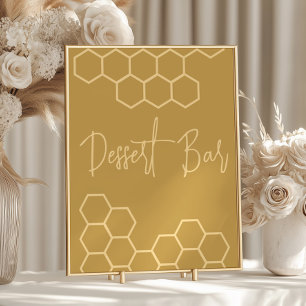 Honey Bee Dessert Bar Baby Shower Treat Sign