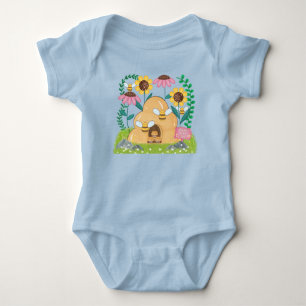 Honey Bee Family Baby Bodysuit