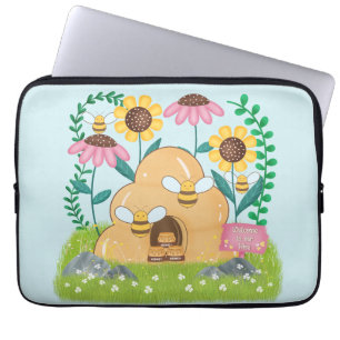 Honey Bee Family Laptop Sleeve