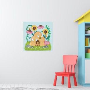 Honey Bee Family Poster