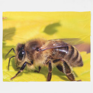 HONEY BEE FLEECE BLANKET