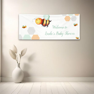 Honey Bee Gender Neutral Baby Shower Banner