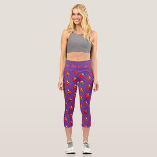Honey Bee Good - Bee With Attitude Case Capri Leggings