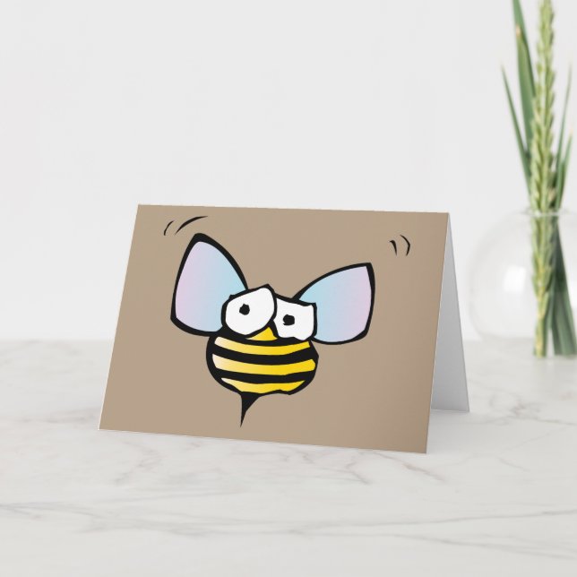 Honey Bee Greeting Card (Front)