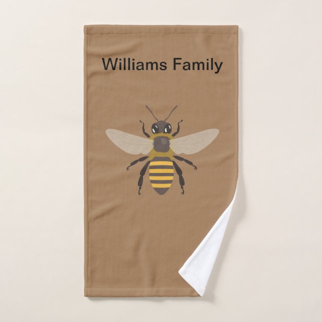 Honey Bee   Hand Towel (Hand Towel)