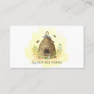 Honey Bee Hive Apiary Honey Products Business Card