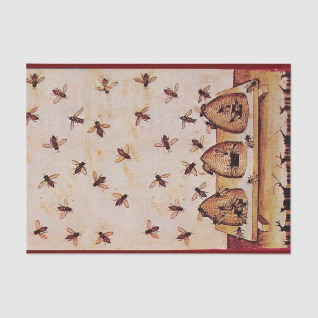 HONEY BEE HIVES ,BEEKEEPING, BEEKEEPER SUPPLIES TISSUE PAPER (Front)