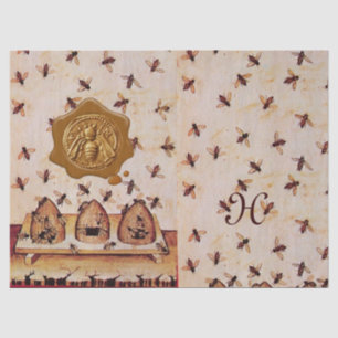 HONEY BEE HIVES ,BEEKEEPING, BEEKEEPER WAX SEAL TISSUE PAPER