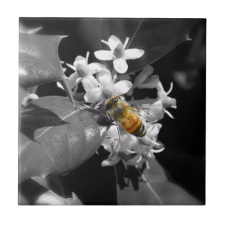 Honey Bee & Holly Ceramic Tile