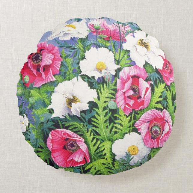 Honey Bee Honey Bee Round Cushion (Front)