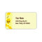 Honey Bee Honeycomb Custom Address Labels