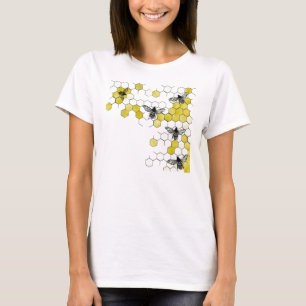 Honey Bee Honeycomb Shirt