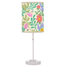 Honey Bee, Ladybug, Butterfly, Dragonfly & Flowers