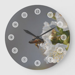 Honey Bee Large Clock