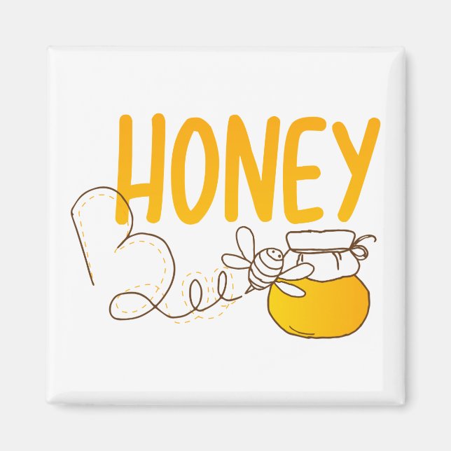 Honey Bee Magnet (Front)