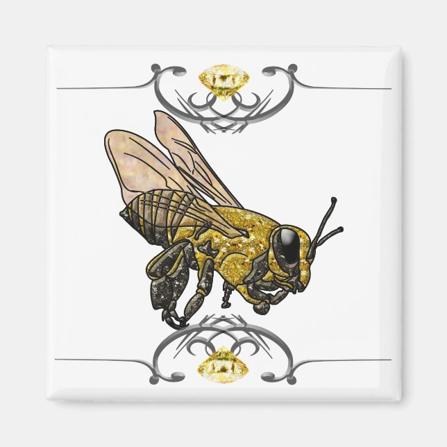 Honey Bee Magnet (Front)