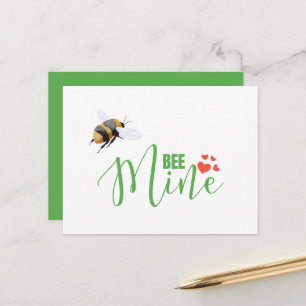 Honey Bee Mine Funny Valentine's Day Card
