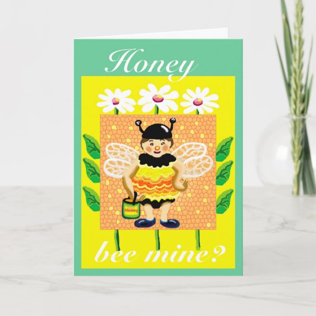 Honey bee mine? holiday card (Front)