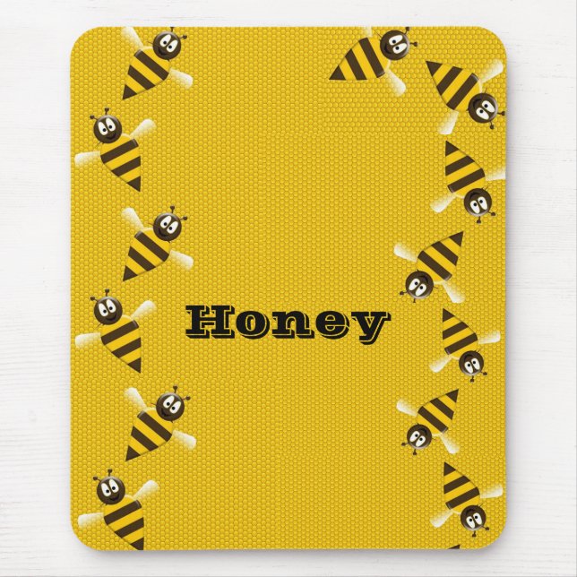 Honey Bee Mouse Pad (Front)