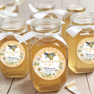 Honey Bee Mummy to Bee Baby Shower Sticker   Flora