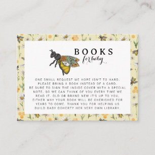 Honey Bee Mummy to Bee Books for Baby Card Bumbl