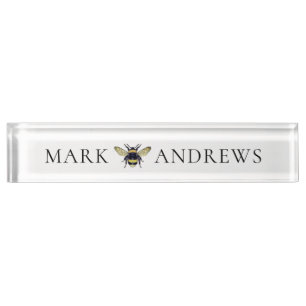 Honey Bee Nameplate