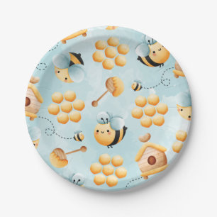Honey Bee Paper Plates