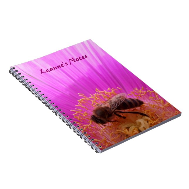 Honey Bee Personalised Notebook (Right Side)