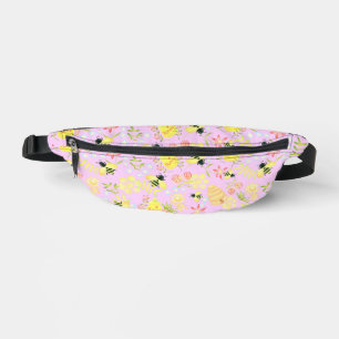 Honey Bee Pink Bum Bags