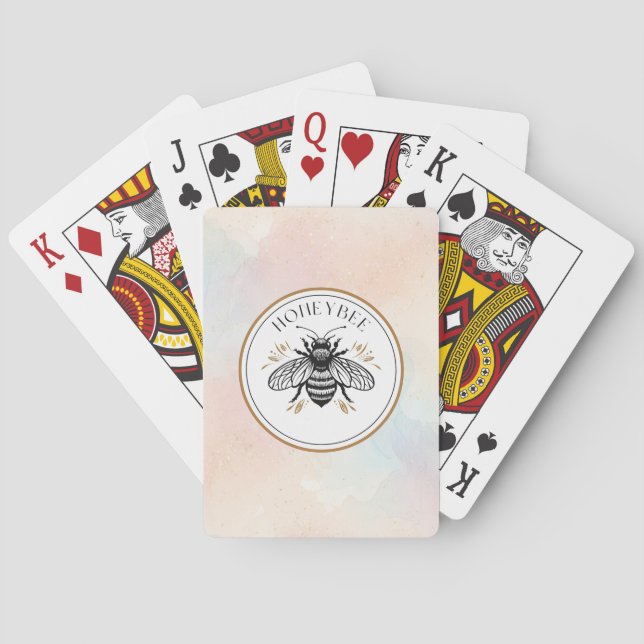 Honey Bee Playing Cards (Back)