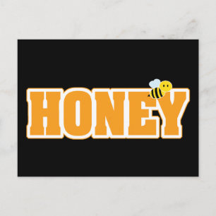 HONEY BEE POSTCARD
