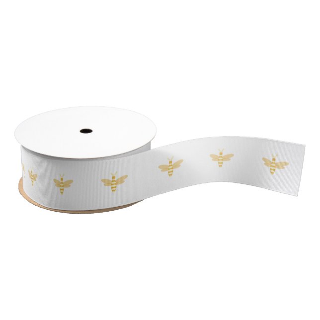 Honey Bee Ribbon Grosgrain Ribbon (Spool)