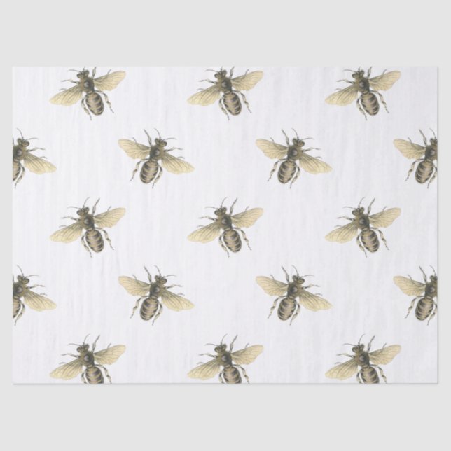 Honey Bee Series Design 3 Tissue Paper (Front)