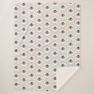 Honey Bee Sherpa Blanket