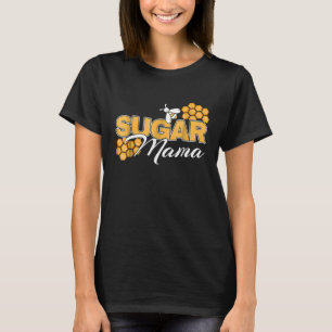 Honey Bee Sugar Mama Hive Beekeeper For Mum T-Shirt