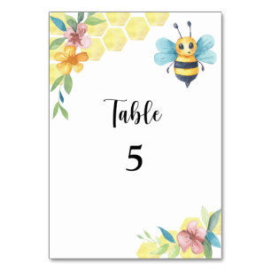 Honey bee  table number