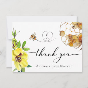 Honey Bee   Thank You  Card