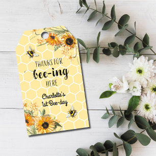 Honey Bee Thank You Favour Tag