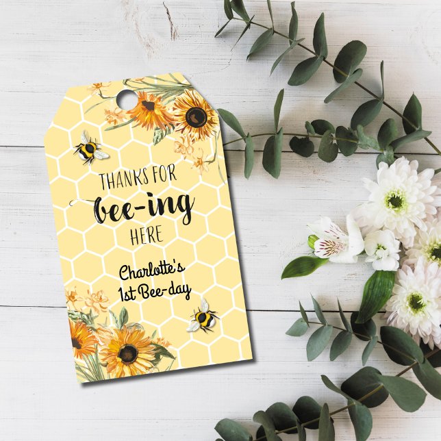 Honey Bee Thank You Favour Tag (Creator Uploaded)