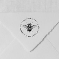 Honey Bee | Vintage Family Name & Return Address