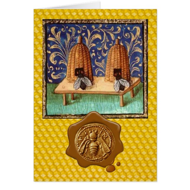 HONEY BEE WAX SEAL ,BEEKEEPER /beekeeping supplies (Front)