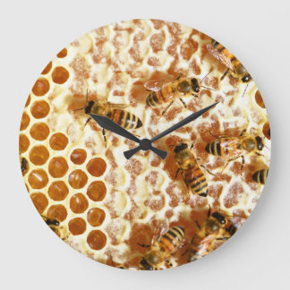 HONEY BEES 2  LARGE CLOCK