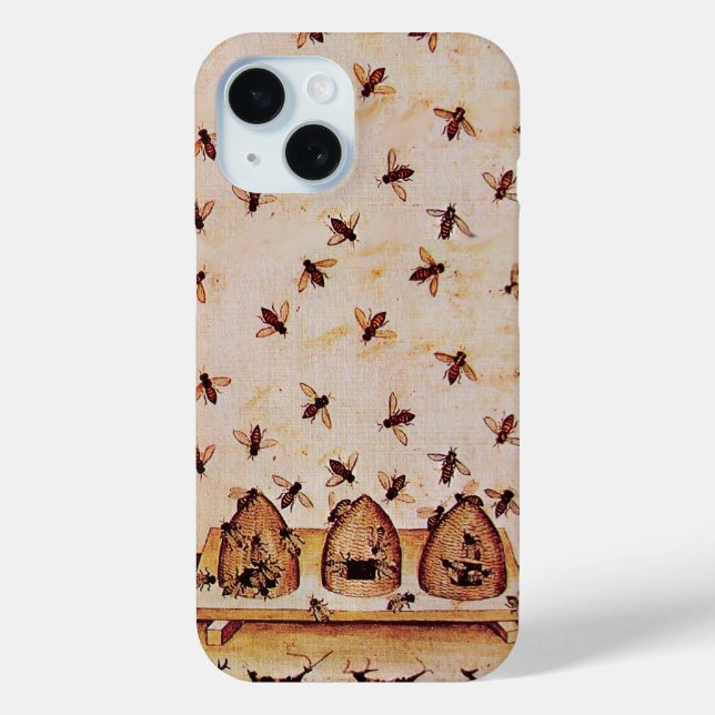 HONEY BEES AND BEE HIVES ,BEEKEEPER Case-Mate iPhone CASE (Back)