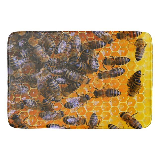 HONEY BEES      BATH MAT (Front)