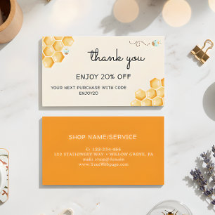 Honey bees beekeeper discount card