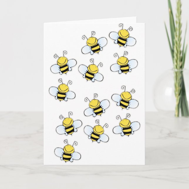 Honey Bees Card (Front)