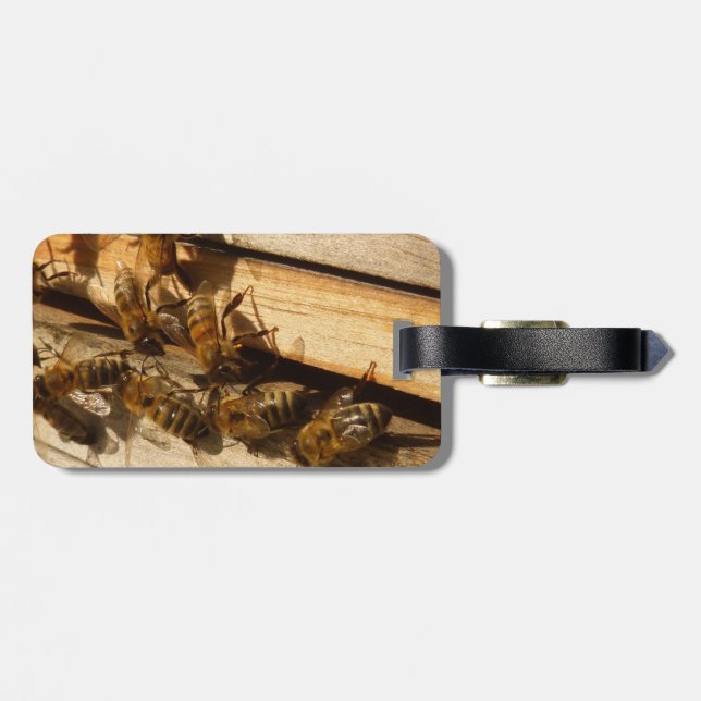 Honey Bees Luggage Tag (Back Horizontal)