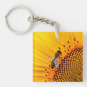 HONEY BEES (SUNFLOWER) KEY RING