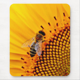 HONEY BEES (SUNFLOWER) MOUSE PAD