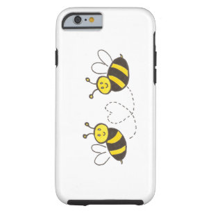 Honey Bees with Heart Tough iPhone 6 Case